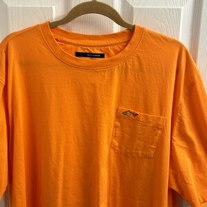 Men's GREG NORMAN Orange T-Shirt Short Sleeve Size XXL